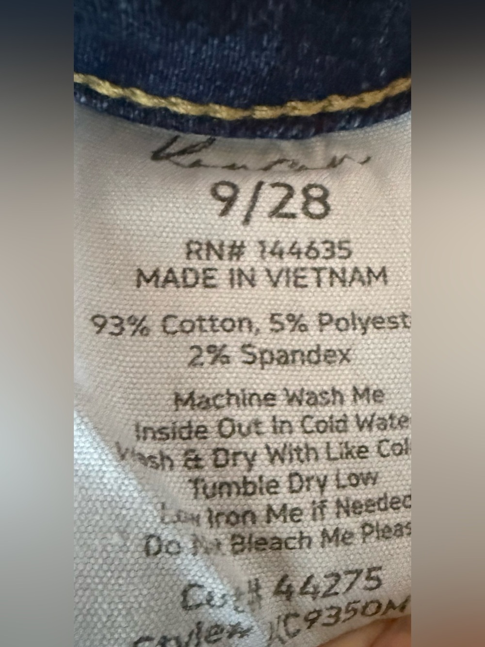 KanCan Jean Shorts size 9/28 - Picture 5 of 5